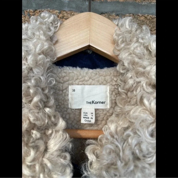 Anthropologie The Korner corduroy sherpa jacket small - Picture 3 of 13